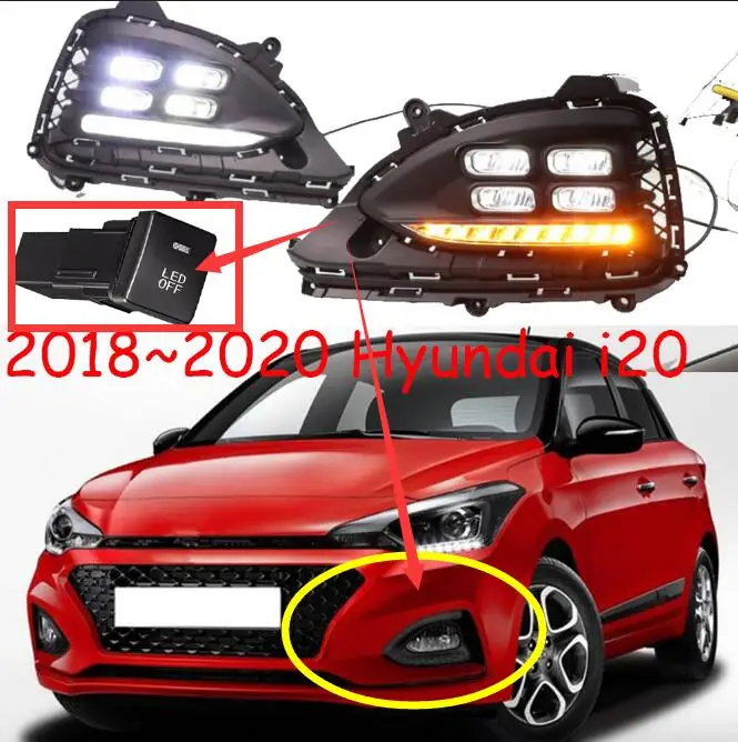 Видео дисплей Автомобильный Стайлинг для Hyundai i20 дневсветильник автомобильные
