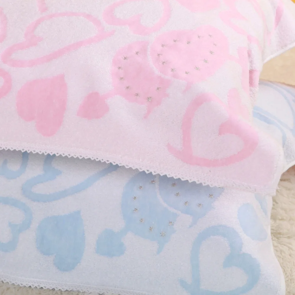 2 шт. Хлопковое полотенце для подушки с принтом love|large towel|towel largelove towel |