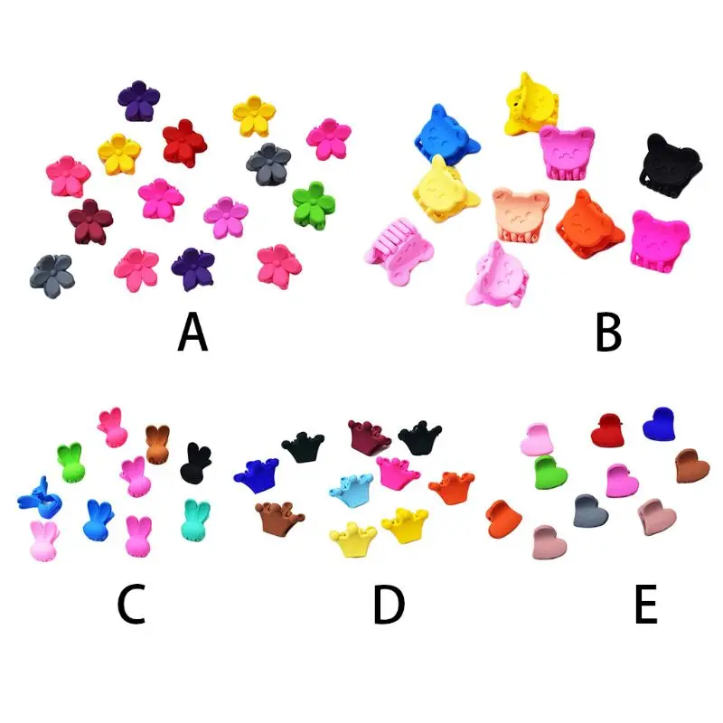 10 шт./компл. корейские женские милые мини-волосы в форме цветка когти для волос