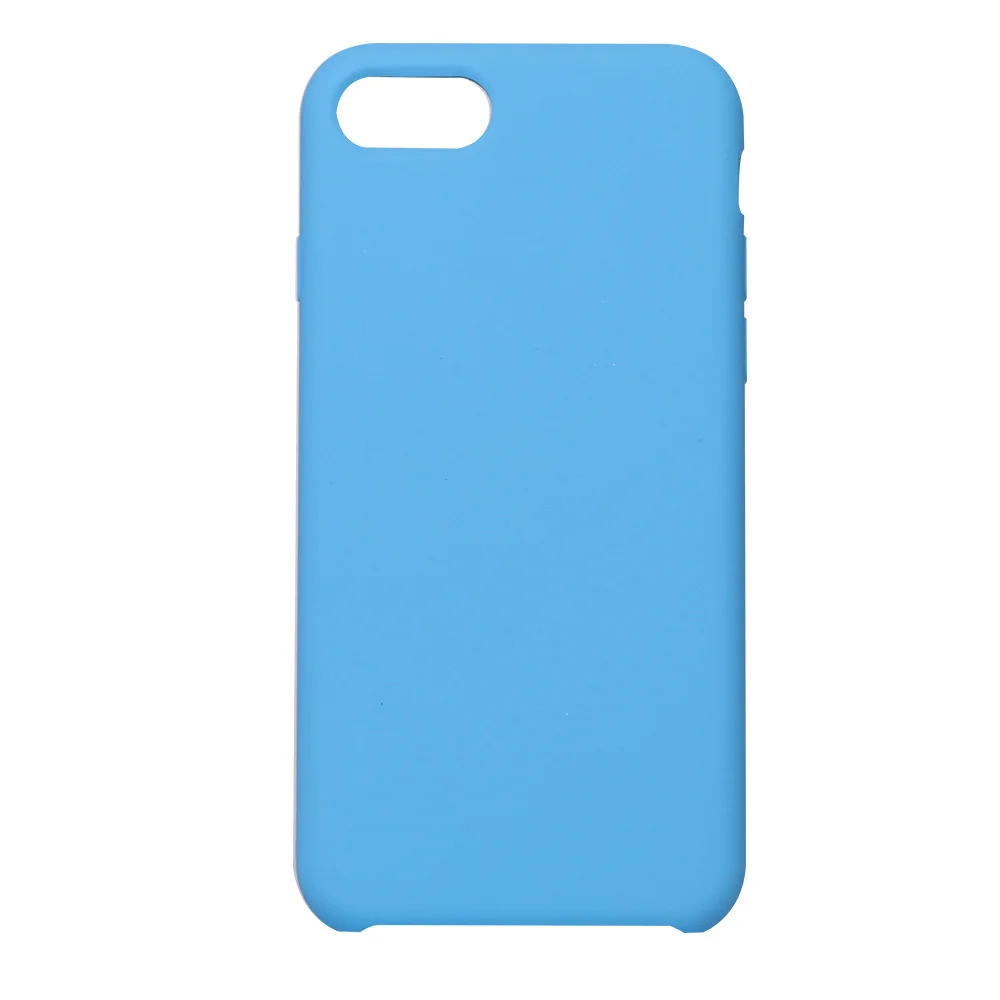 16. Sky blue Ikase Store жидкий силиконовый чехол для мобильного телефона для iphone x xr xs max мягкое Сенсорное покрытие из микрофибры чехол для iphone 8 7 6 6s plus - Цвет: 16. Sky blue