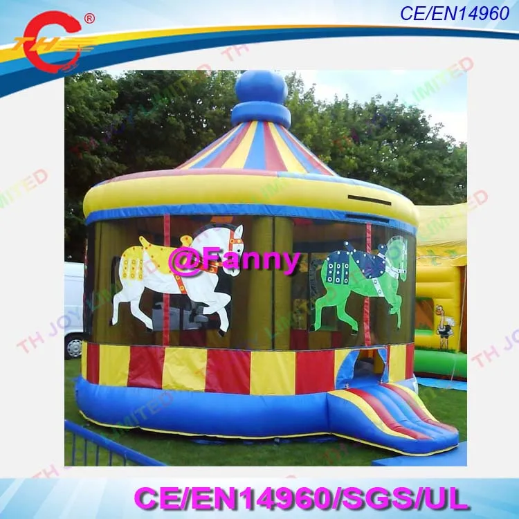 free air shipping to door commercial 4m inflatable Carousel jump bounce house bouncy castle bouncer combos | Игрушки и хобби