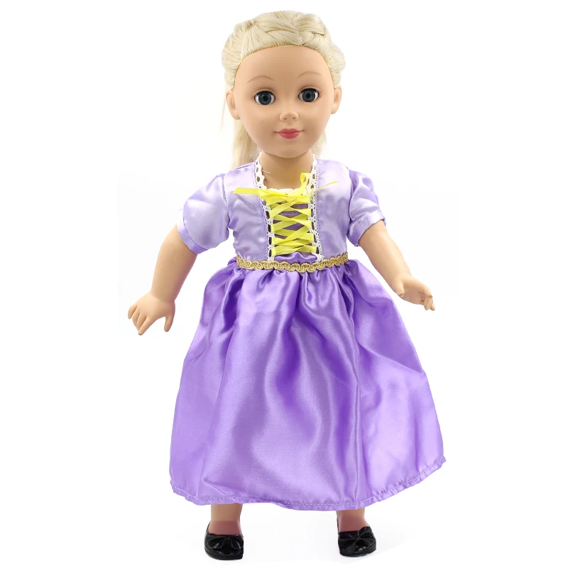 Разноцветная одежда ручной работы с принтом для 18 дюймовых кукол аксессуары 15