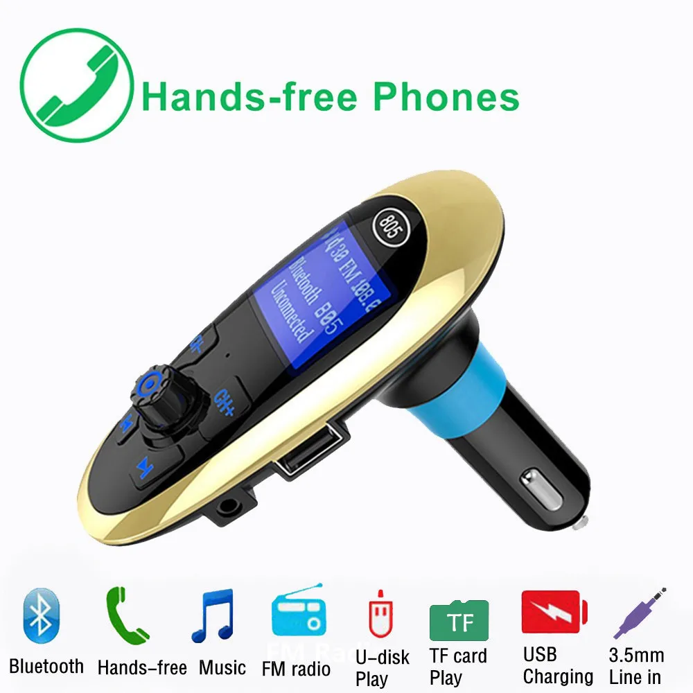 12 V 24 USB AUX Bluetooth Mp3 плеер Handsfree Car Kit FM передатчик беспроводной музыкальный адаптер