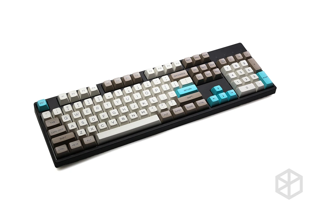 Ретро бежевый sa профиль краситель Sub Keycap комплект серый голубой цвет толстые PBT