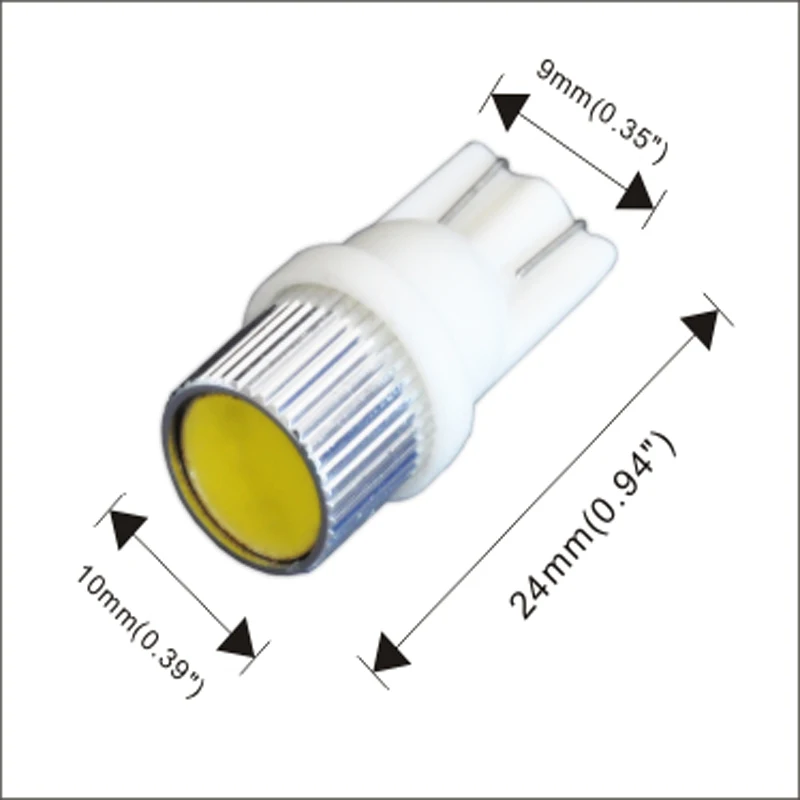 JIACHI 10 шт./лот T10 пинбол светодиодные лампы 2825 W5W 5W5 194 168 1W Высокая Мощность LED авто
