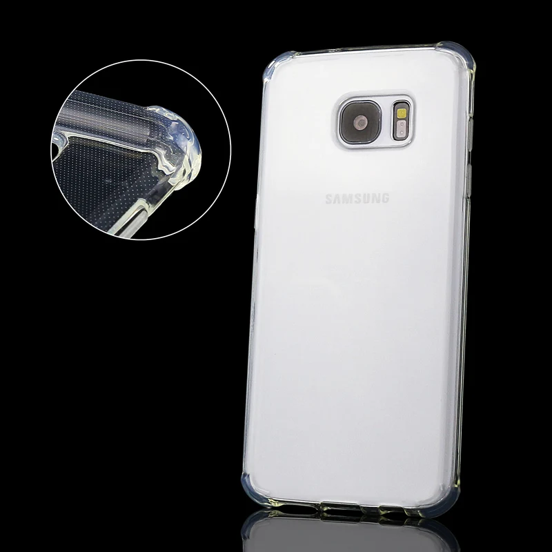 Чехол для samsung Galaxy S7 край силиконовые ультра тонкий мягкий прозрачный ТПУ телефон