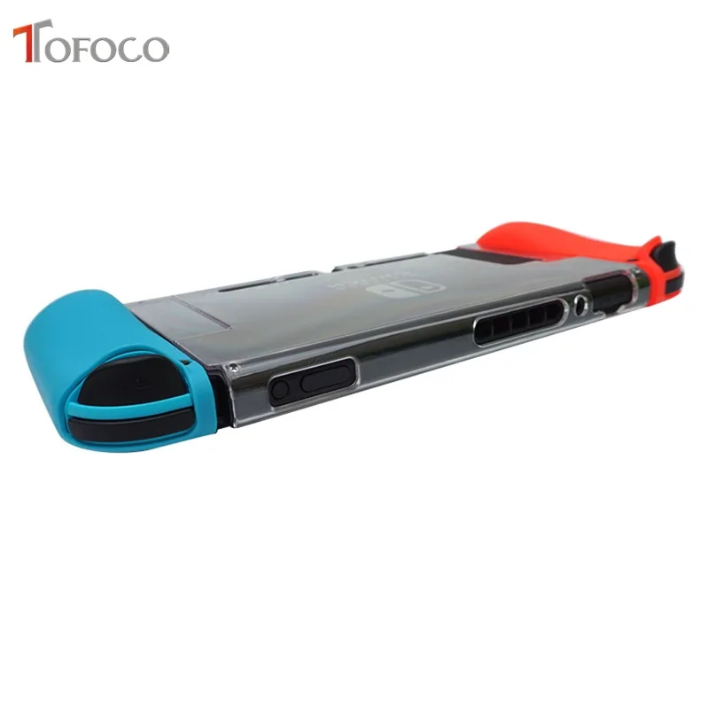 Защитный чехол TOFOCO из ТПУ для Nintendo Switch NS пыленепроницаемый прозрачный