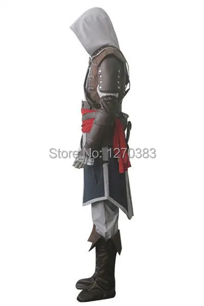 Бесплатная доставка от Assassin's Creed IV 4 черный флаг Эдварда Кенуэя косплей костюм