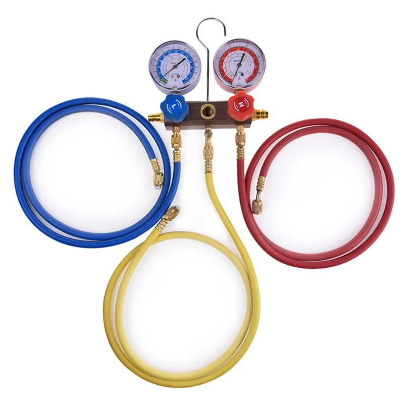 Автомобильный Кондиционер хладагент давление для R12 R22 R134a R404a 410a автомобильный