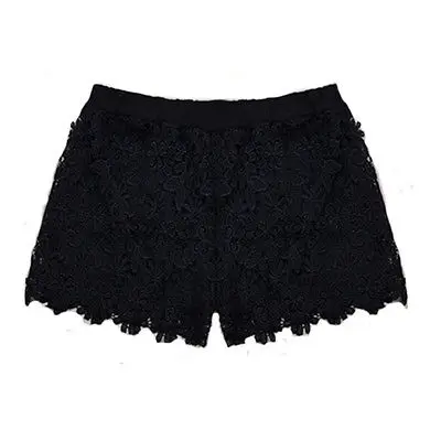 

Fashion Ladies Womens Lace Hotpants Vintage Cut Off High Waisted Lace