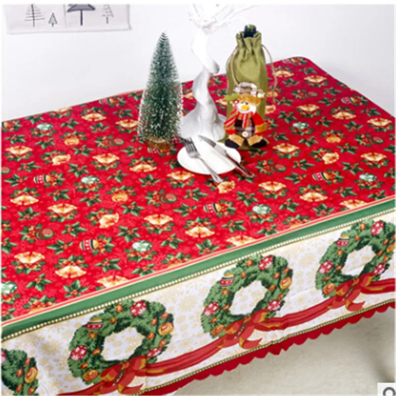 Светло-серый Красные рождественские скатерти Poinsettia Цветочные из ткани жаккардового переплетения Рождественская скатерть модный Декор - Цвет: Светло-серый