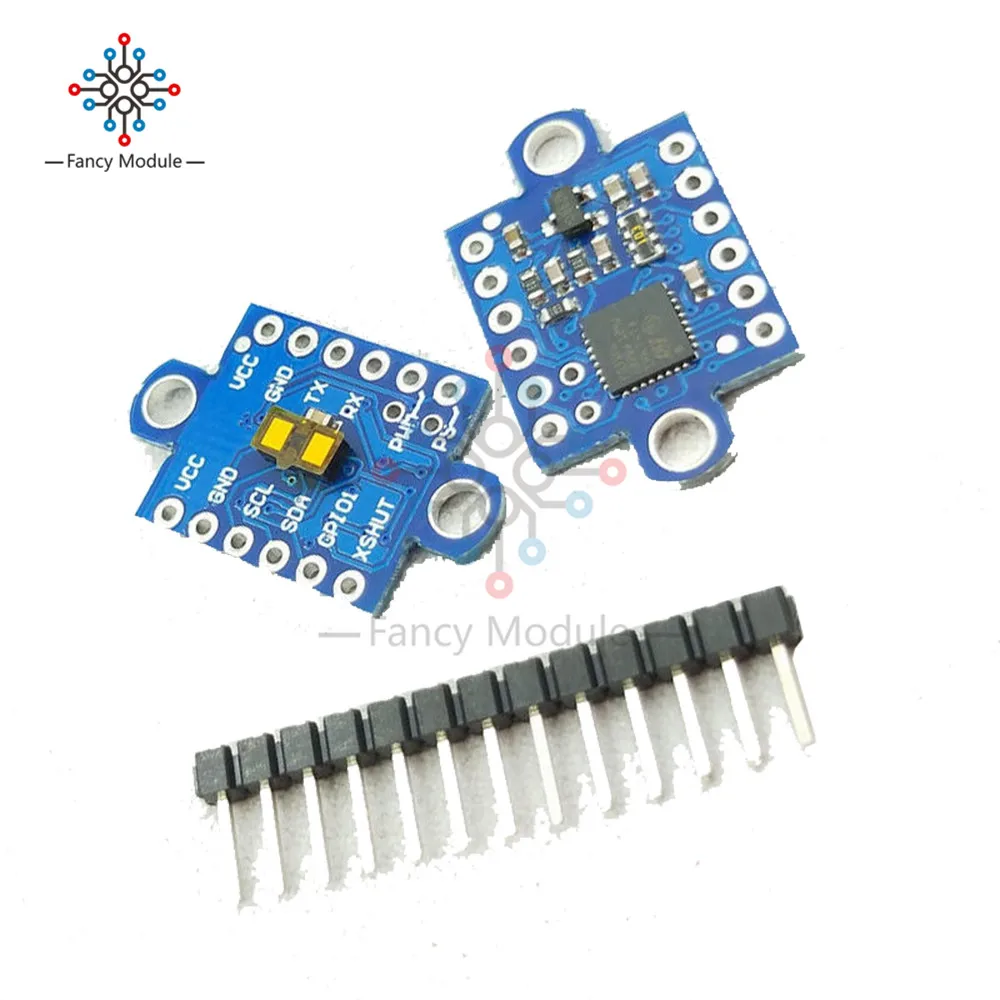 

Модуль измерения дальности полета VL53L1X + STM32 TOF, модуль датчика дальности, выход 3-5 В, источник питания