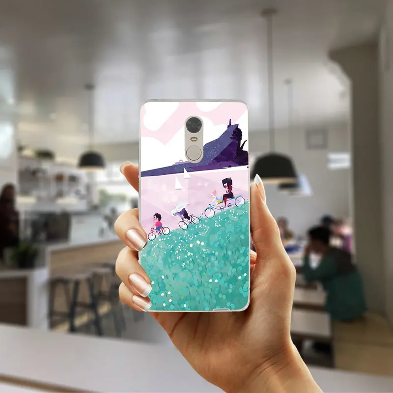 Slim Soft TPU Phone Cases for Xiaomi Redmi Mi Note 4X 2 3 3S 4A 5 6 5S 5X 5A 6X Pro Plus Coque Shell Cartoon Steven Universe | Мобильные