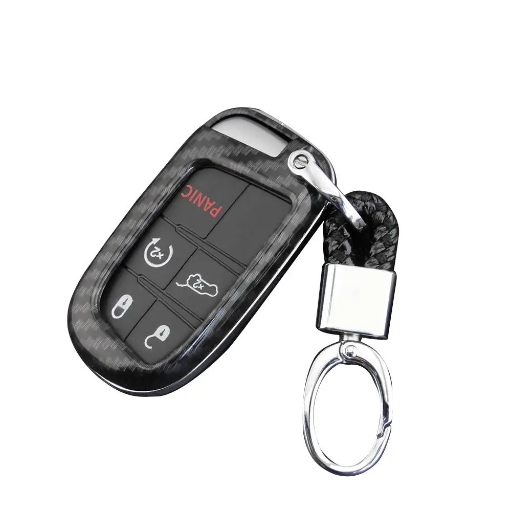New 2019 Key Case Cover Fob Bag Holder ABS Hard Shell Parts Fit For 2014-2019 Jeep Grand Cherokee (WK2) | Автомобили и мотоциклы