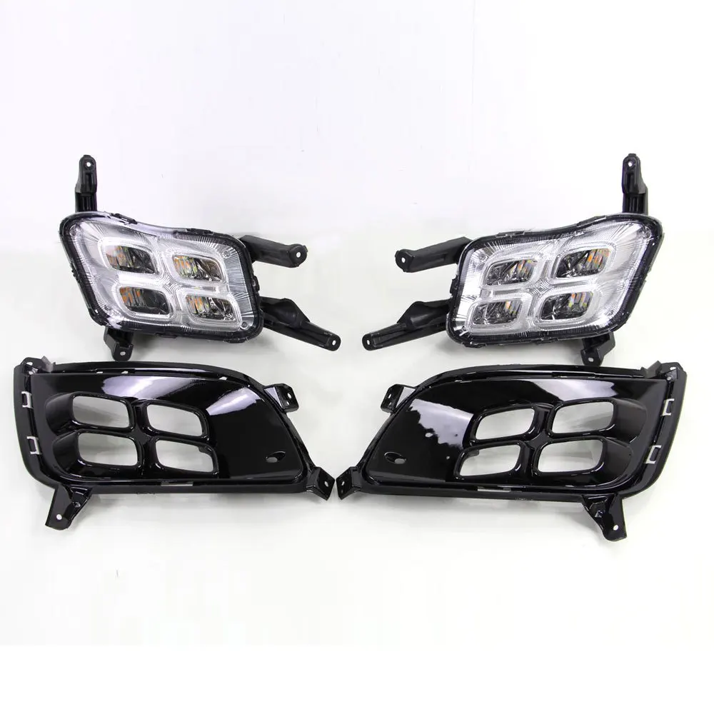 

DRL Daytime Running Light for KIA Optima 2013 2014 2015 Left Right side White DRL / Yellow Turning Signal Light waterproof