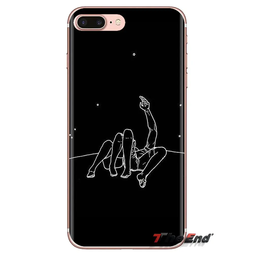 Silicone Phone Housing White Line Kiss Love Heart Flower Rose For Huawei Mate Honor 4C 5C 5X 6X 7 7A 7C 8 9 10 8C 8X 20 Lite Pro |