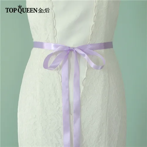 TOPQUEEN S249 свадебные ленты Пояски, пояс невесты свадебные пояса элегантный цветок Вечеринка Выпускные платья аксессуары - Цвет: lavender