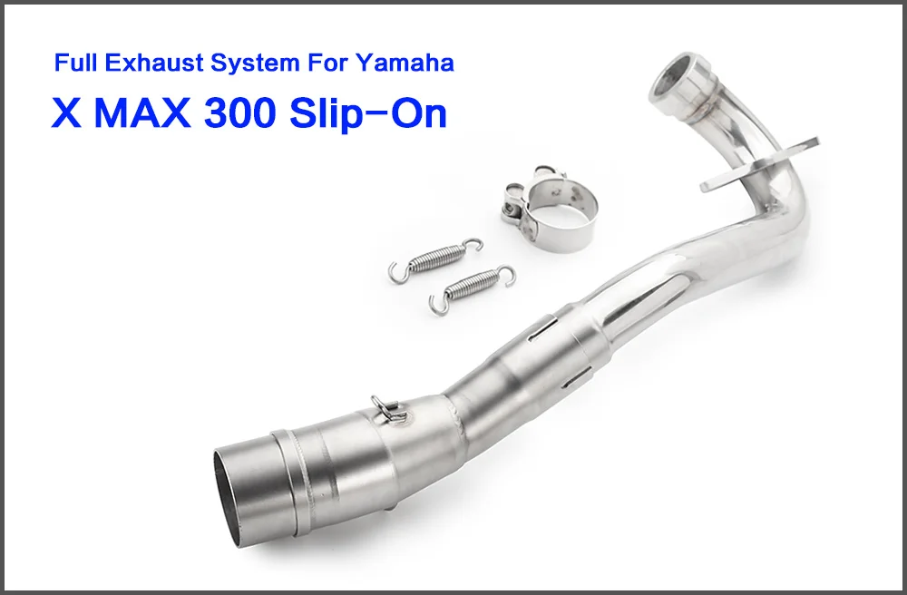 Полная система xmax300 для yamaha XMAX300 XMAX 300 2017-2018 выхлопной глушитель без шнуровки из