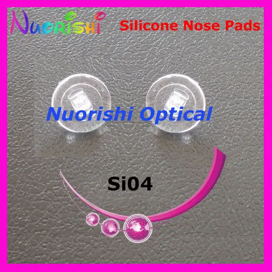 2000pcs Si04 Eyewear Eyeglass Glasses Soft Silicone Screw in Push in Nose Pads Accessories Size 8mm 9mm 10mm Free Shipping