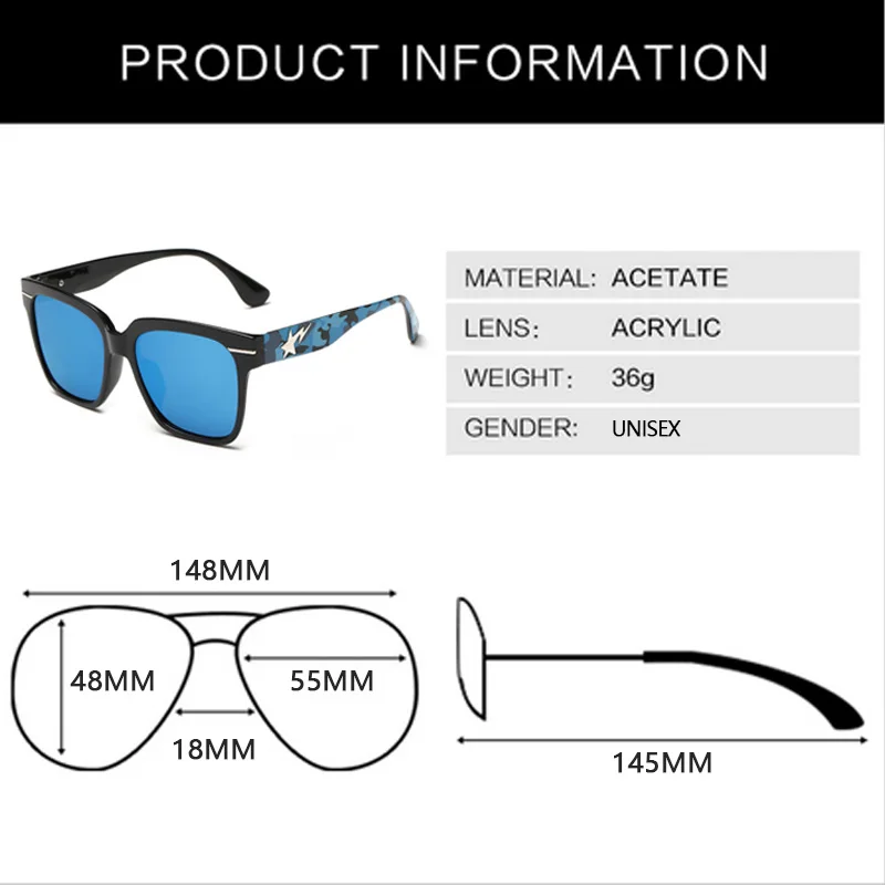 Новинка 2017 квадратные модные солнцезащитные очки с принтом в стиле пэчворк