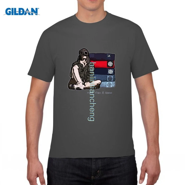 GILDAN DIY стильные мужские футболки 100% хлопок крутая повседневная футболка L 80S Leave Life