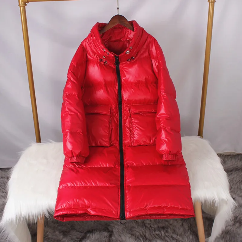 Пуховик женский белый длинный 2019|Женские пуховики| |