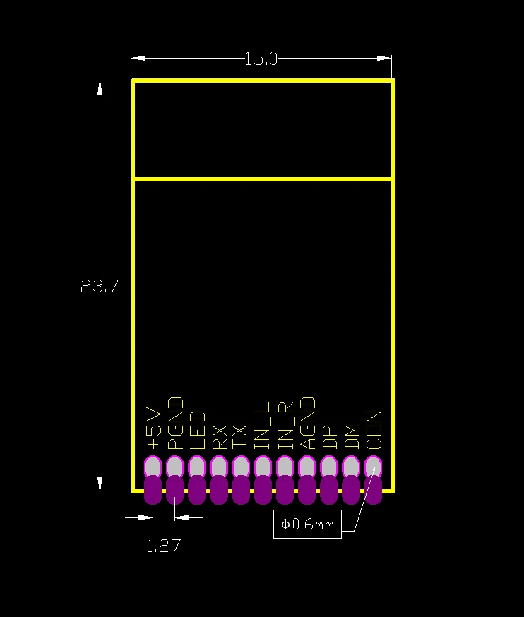 Модуль Bluetooth аудио передатчика Мини 4 1 стерео передатчик f/беспроводные наушники