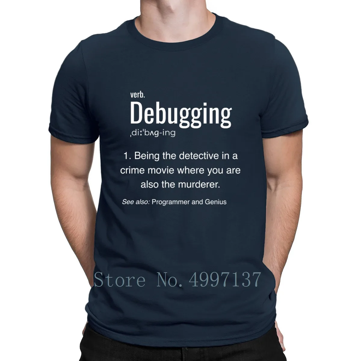 Debugging Definition Programmer Coder Developer футболка с буквенным принтом размер S-3xl летняя