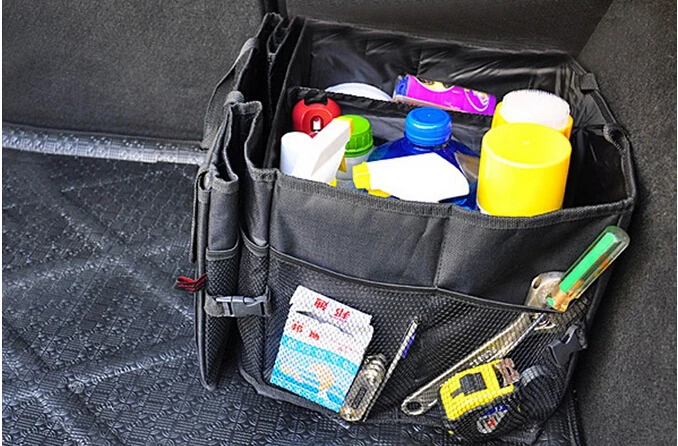 Car trunk storage box / Oxford cloth folding sorting utility vehicle with a compartment Free Shipping | Автомобили и мотоциклы