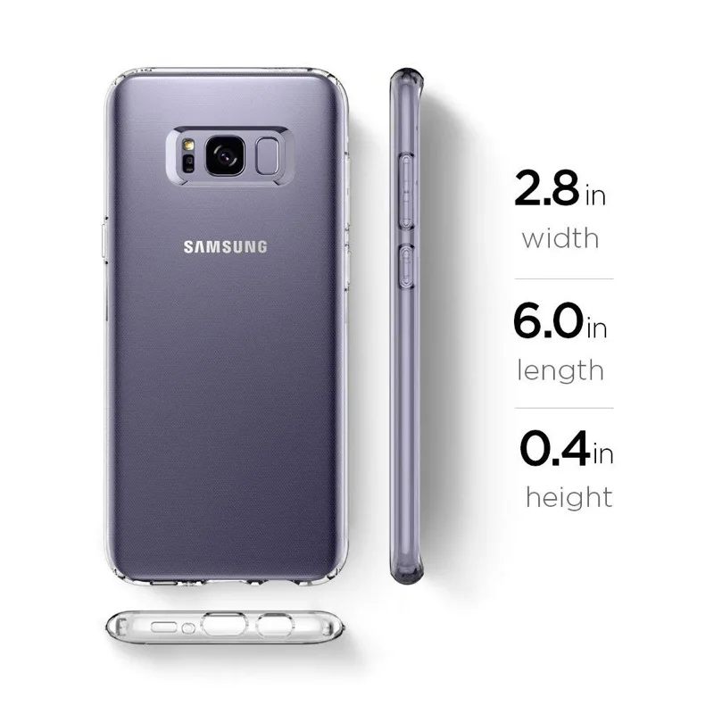Case For Samsung Galaxy S8 TPU Silicon Durable Clear Soft for Plus Phone protective Back Cover | Мобильные телефоны и