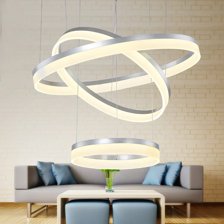 1/2/3 Acrylic LED Ceiling Light Home Living Room Bedroom Restaurant Chandelier Commercial Decorative Lighting lamp | Освещение