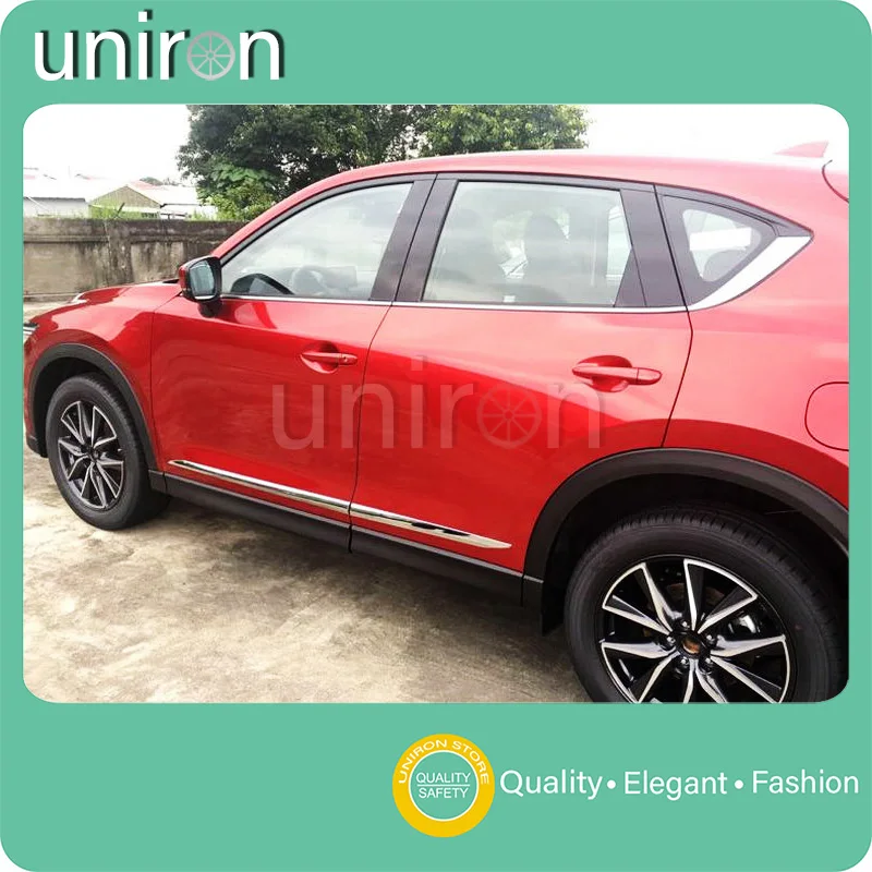 Uniron для CX5 Mazda CX 5 2017 2018 двери кузова боковой молдинг Накладка наклейка в виде