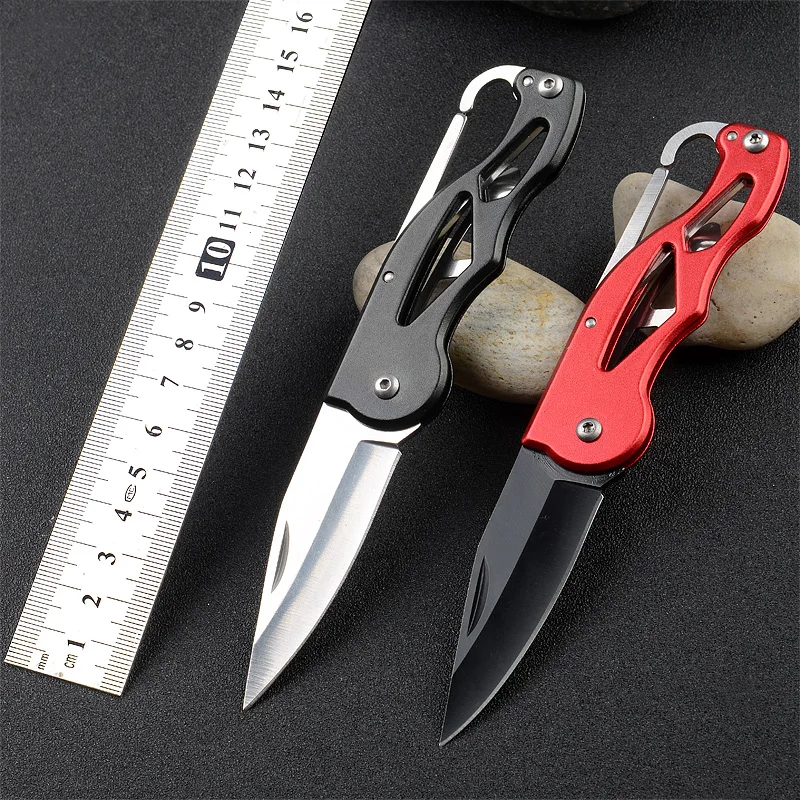 Mini Pocket Knife Folding Fold Key Ring Tactical Hunting Camping Rescue Keychain Peeler Outdoor Survival Tool Drop Ship | Инструменты