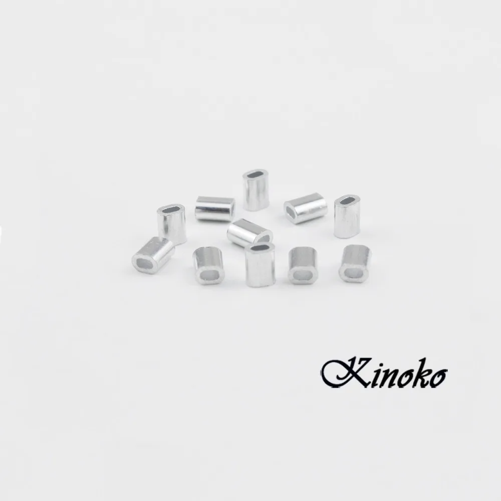 5000 штук упак. алюминиевый кабель обжимной муфты наконечник стоп для Snare трос клип