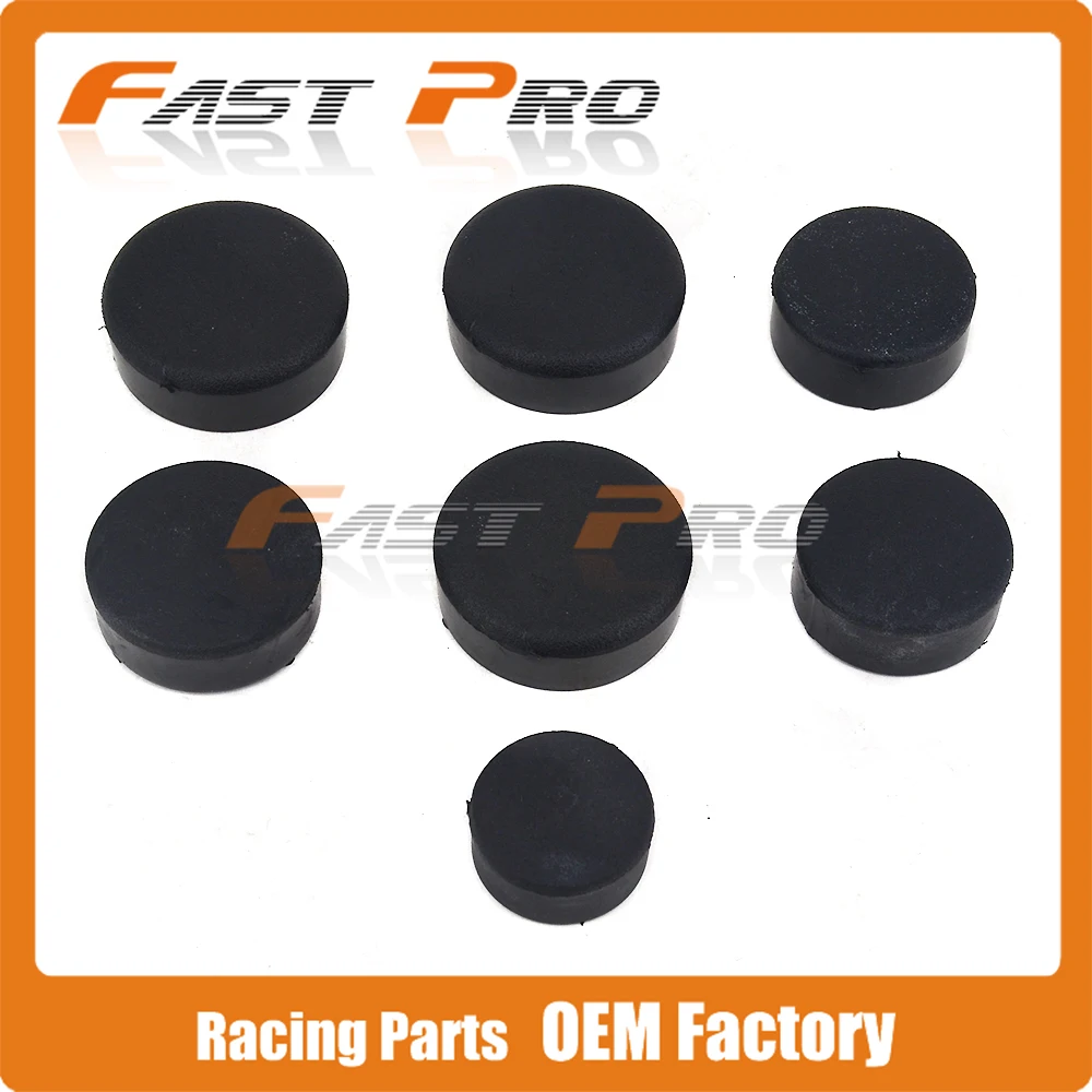 7 шт. резиновая заглушка рамы мотоцикла Защитная крышка для KAWASAKI Ninja ZX14 США ZZR 1400