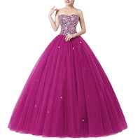 bealegantom 2019 new real photo ball gown quinceanera dresses beaded lace up debutante sweet 16 dress vestidos de 15 anos qa1545