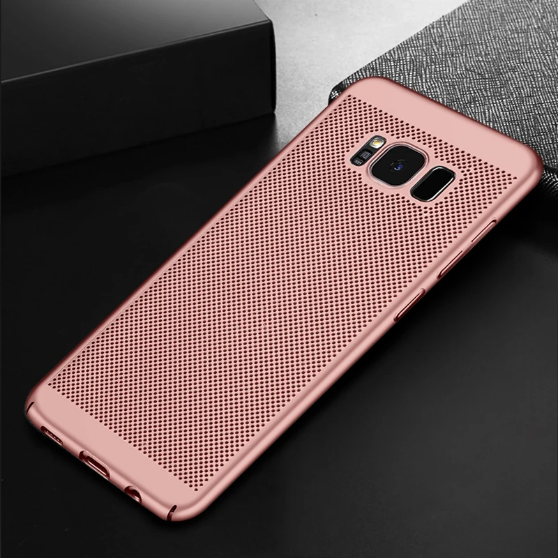 Чехол для samsung Galaxy S10 Plus S8 S9 Plus S6 S7 Edge S10e S10 Plus тонкий теплоотвод дышащий охлаждающий жесткий чехол из поликарбоната