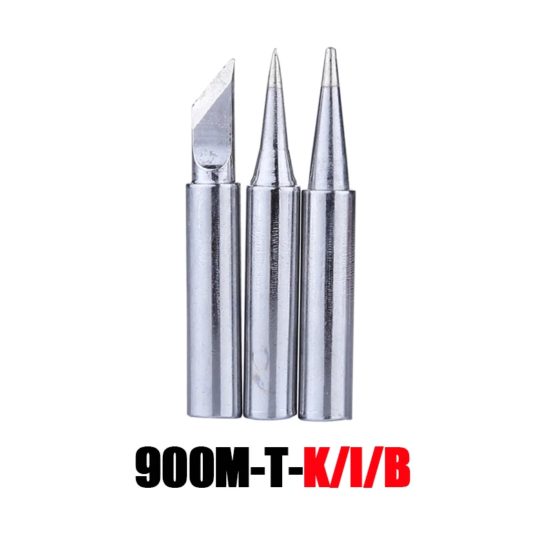 Наконечники паяльника 3 шт./лот 900M T K/B/I бессвинцовые сварочные наконечники для
