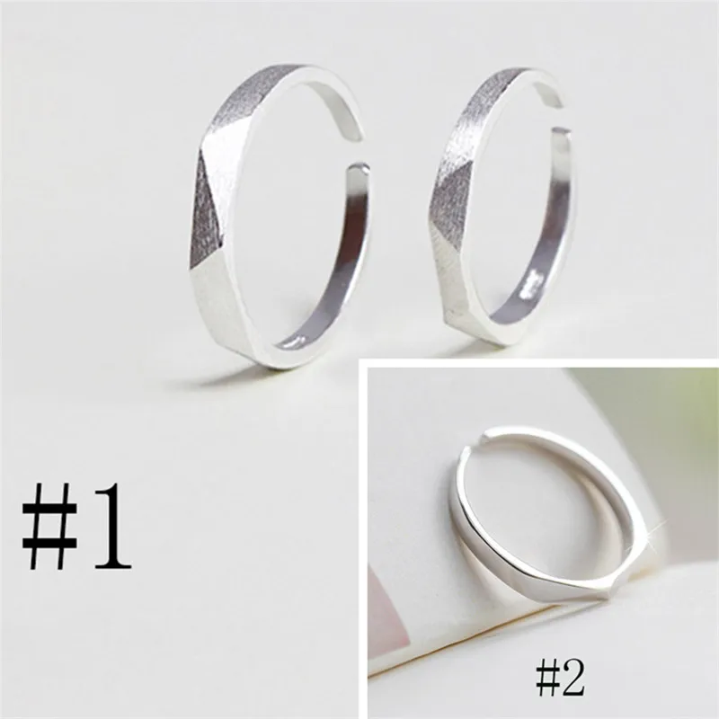 1Pc Concise Style Opening Adjustable Contract Couple Rings Female Fashion Jewelry Accessories | Украшения и аксессуары