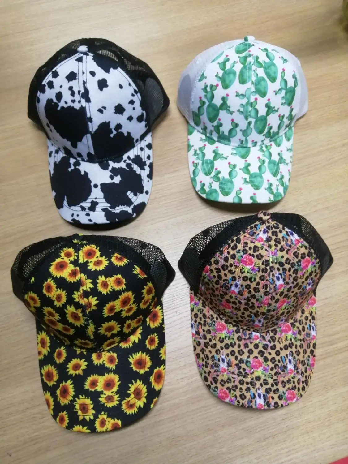50PCS Ready instock Cheetah Serape Print Hat Leopard Pattern Adult Cap Canvas With Sunflower Caps DOMIL-1091116 |