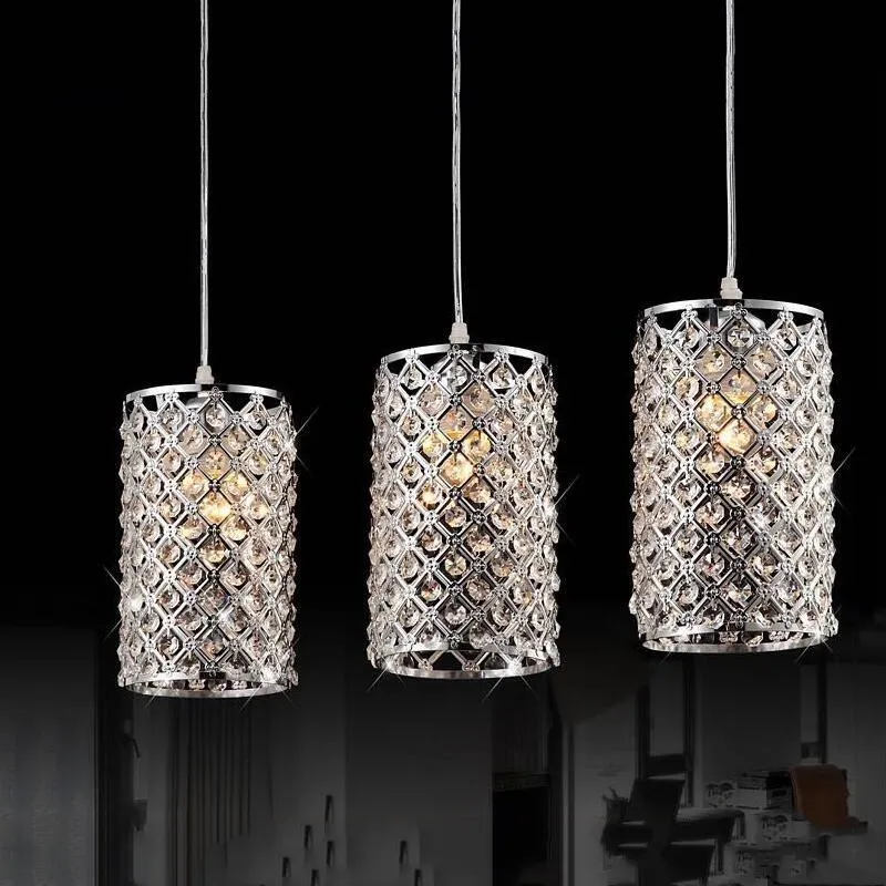 

modern Lustre LED Crystal Chandelier Crystal Lamp Bedroom Living Room Lamp AC 85V-260V E27/E26 lamp holder K9 Crystal lights