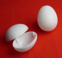 10pcs plastic egg white magic tricks used for egg from empty bag magia appear vanish stage gimmick props accessory