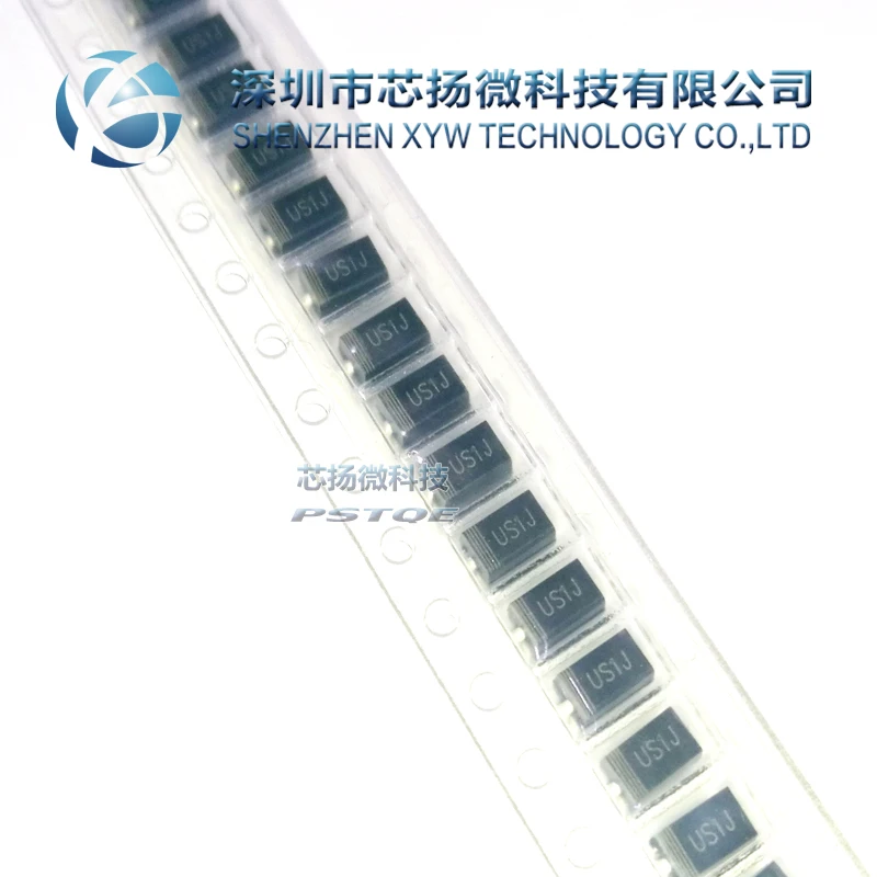 Новый оригинальный 1000 шт. US1J HER106 / UF4005 SMA SMD 1A 600V DO-214AC | Электронные компоненты и
