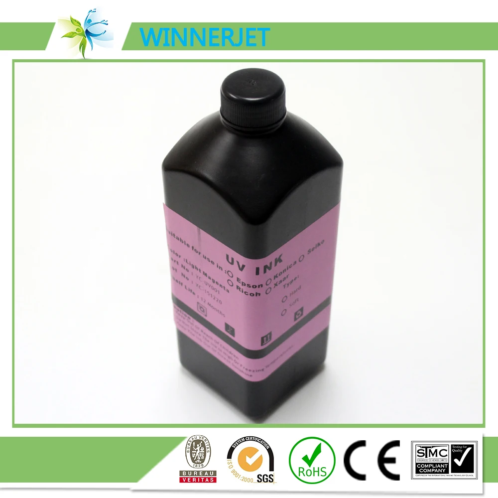 10 цветов 1000 мл/бутылка ртутная лампа жесткие УФ чернила для Konica priner|uv ink|ink 1000mlink uv |