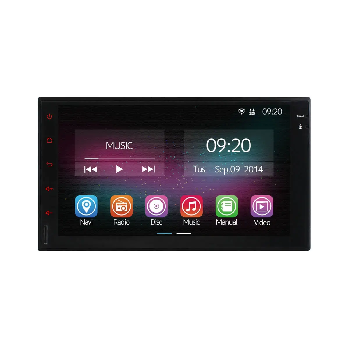 7&quot HD Android 5.1 Full Touch Panel GPS Navigation Car Radio Player 2 Din Universal Quad Core Headunit In Dash Video 2G RAMУ|navigation dvd