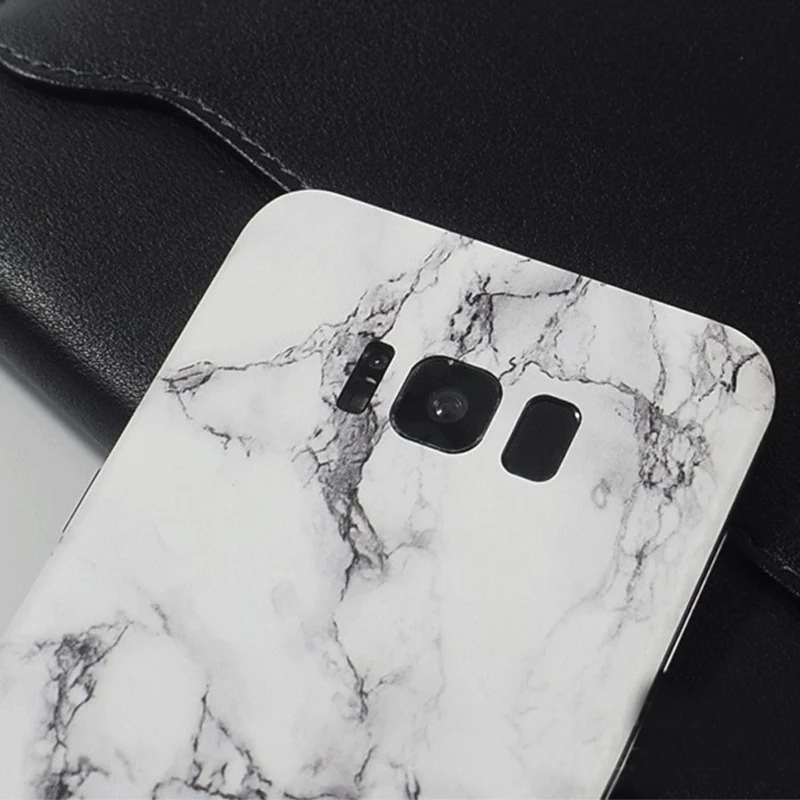 NEW Marble Grain Sticker Back Film Wrap Skins Phone Membrane Paste Protective for Samsung S8 S9 S10 Plus S10E |