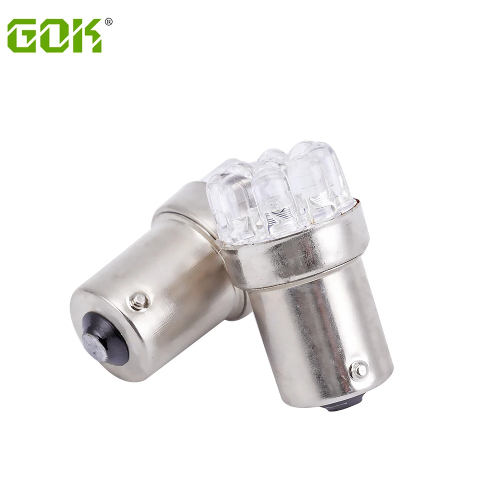 

200 шт. BA15S 9led 1156 P21W 9SMD LED Автомобильный источник света задний тормоз сигнал поворота парковочные лампы Лампа Белый Желтый свет DC12V