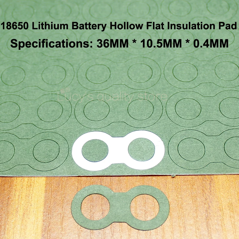 

100pcs/lot 18650 Battery Positive Insulation Gasket Meson 1 String 2 3 4 And 5 Tandem Paper Mat