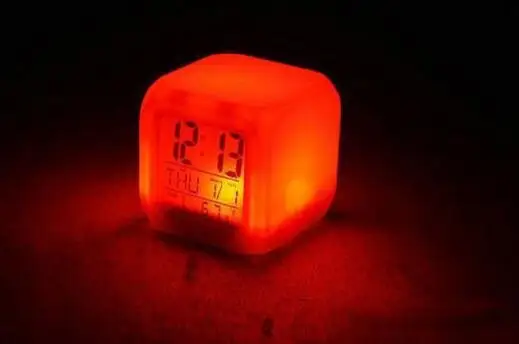 Многофункциональный настольный мини будильник со светодиодной подсветкой 7