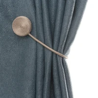 simple round fabric curtain buckle european curtain with magnetic curtain magnet support curtain accessories 1pcs